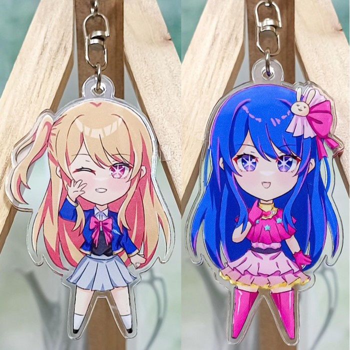 Oshi no Ko Keychain Gantungan Kunci Oshi no Ko