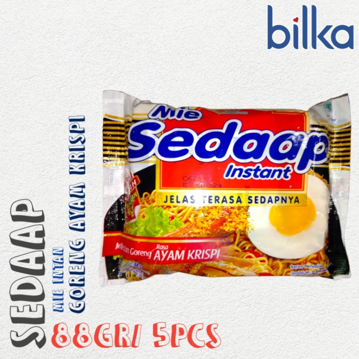 

SEDAAP Mie Instan Ayam Krispi 88gr/ 5Pcs
