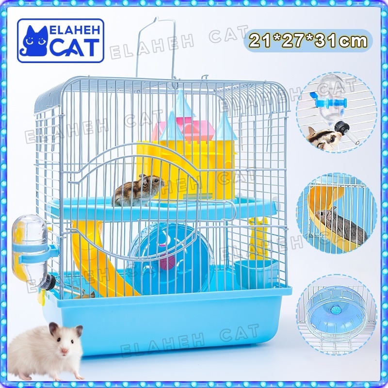 1 Set Kandang Hamster Rumah Hamster Akrilik Sugar Glider Marmut Aksesoris Hamster