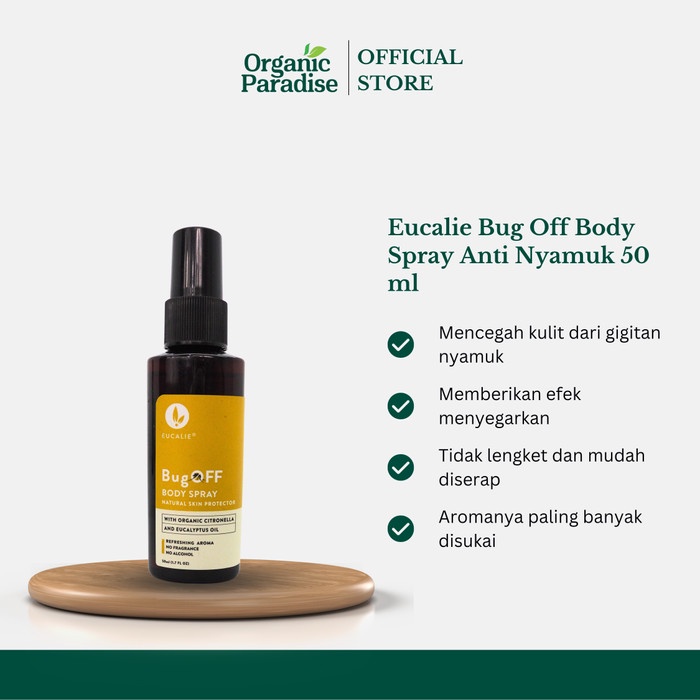 

Premium Eucalie Bug Off Body Spray Natural Skin Protector / Body Spray Anti Ny