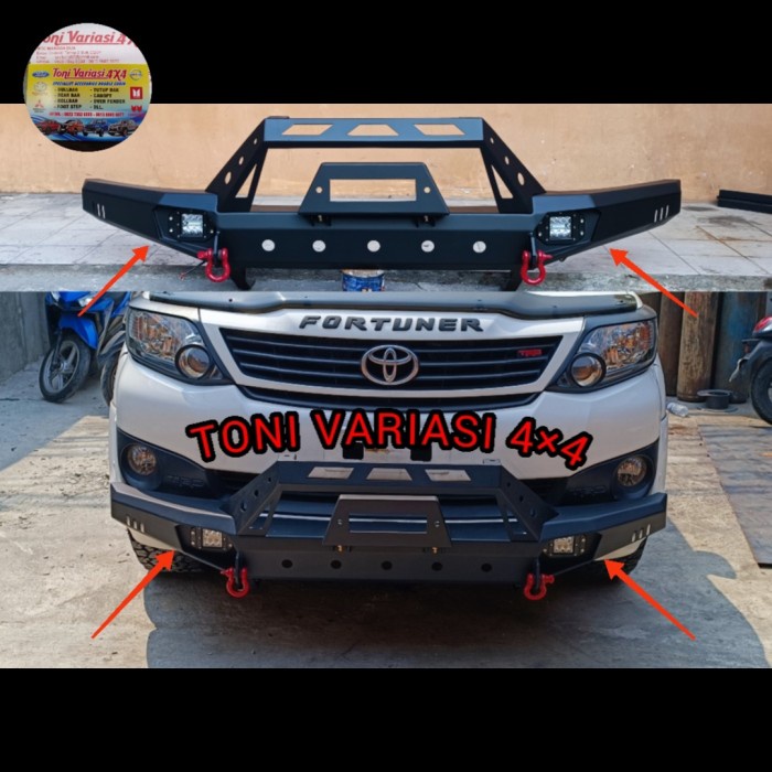 Bemper Bumper Depan Fortuner VNT Model RAPTOR
