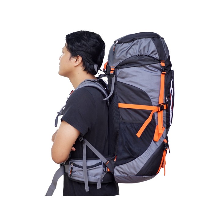60 tas carrier karier liter tas zarventure adventure merapi gunung gea