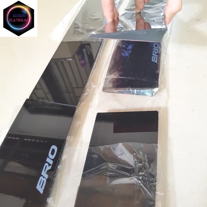 Talang Air Hujan All New Brio 2018 2019 2020 2021 Rata Flat Model Ori Aksesoris variasi mobil