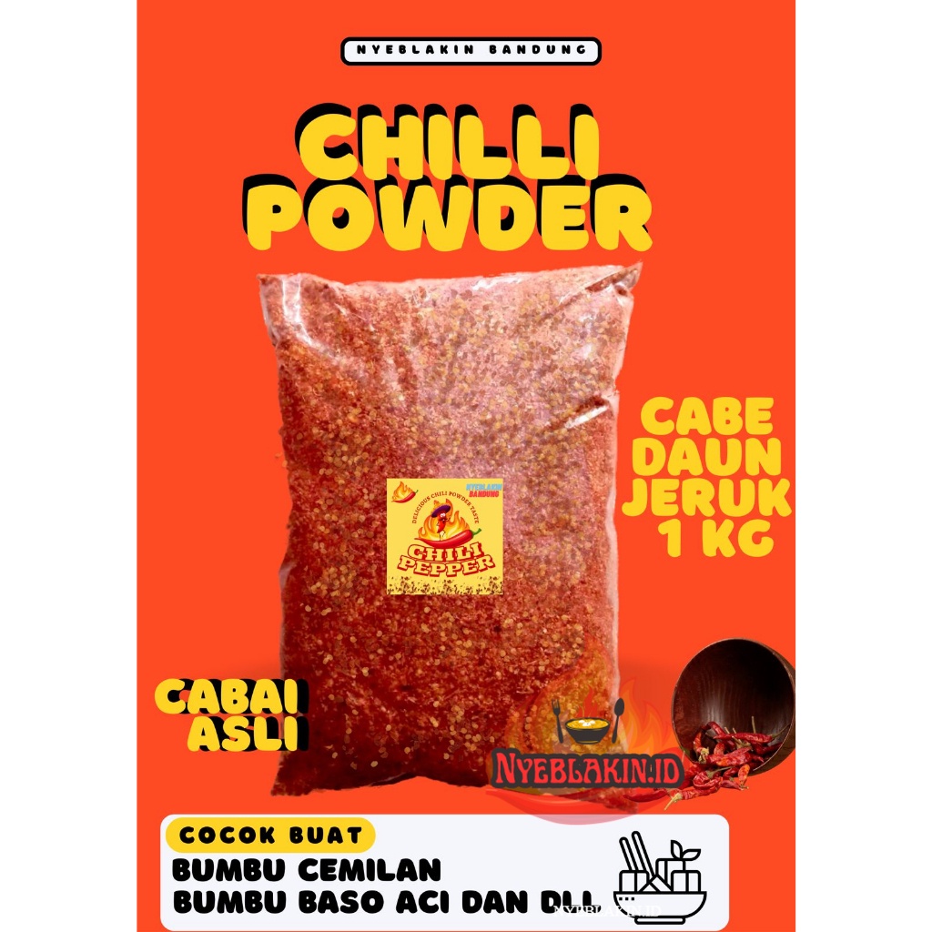 

BUMBU TABUR INSTANT / CABE BUBUK / CABAIBUBUK / CABAI / CABE / CABEBUBUK SUPER PEDAS HALUS 1 KG