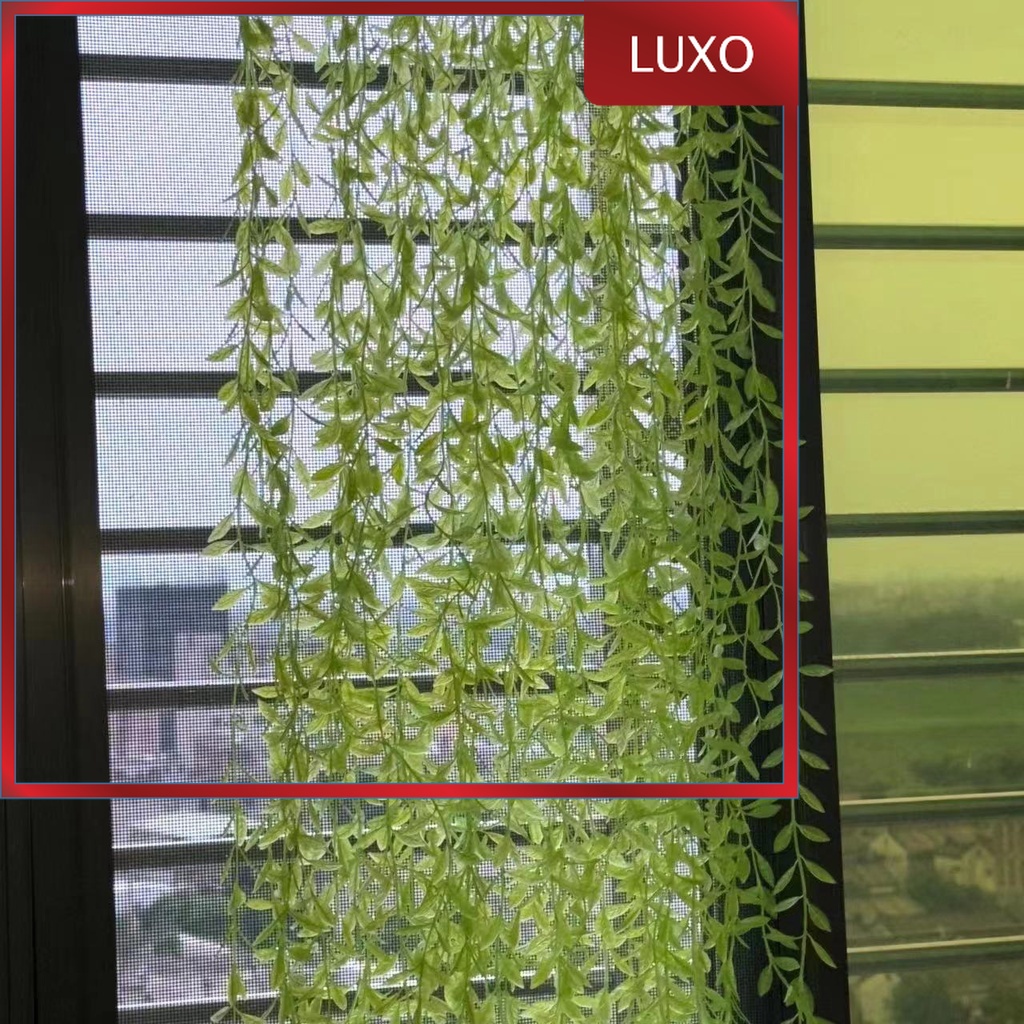 LUXO - Daun JALAR105cm Jalar Plastik Tanpa Pot Bunga Rambat Sintesis Tanaman Hias Gantung Osear Arti