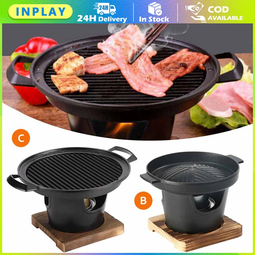 BBQ Pot Mini Korea / Alat Panggang Mini Komplit / Mini Barbecue Plate / Kompor BBQ Korea