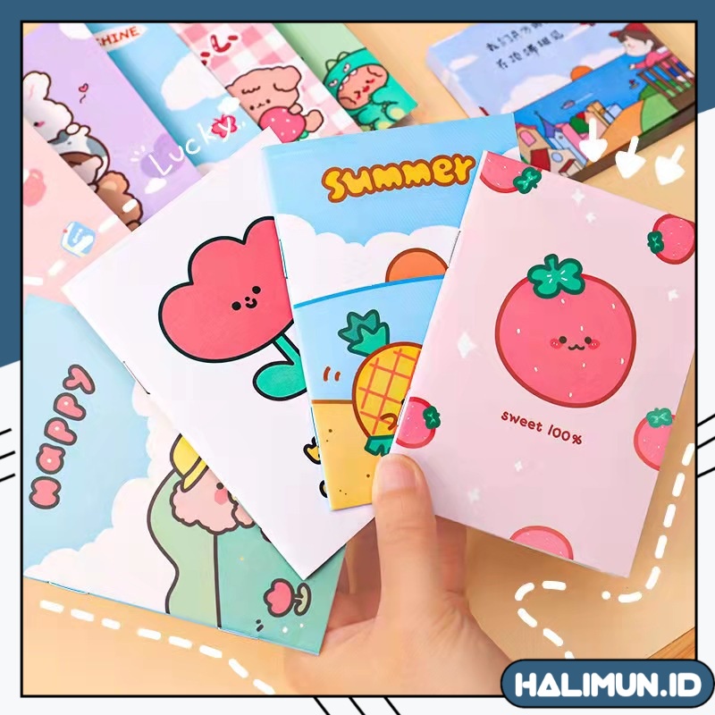 

HL092 Buku Tulis Mini Motif Kartun Note Book Mini Cartoon Mini Book Notepad Karakter Buku Tulis Memo Kecil Murah Import