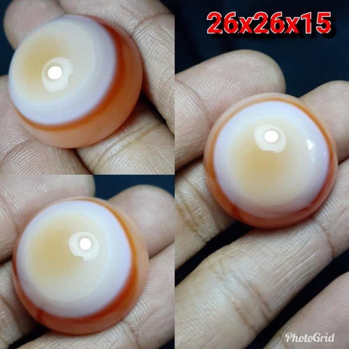 Natural Batu Akik Sulaiman Motif Mata Puser Gambar Antik 5