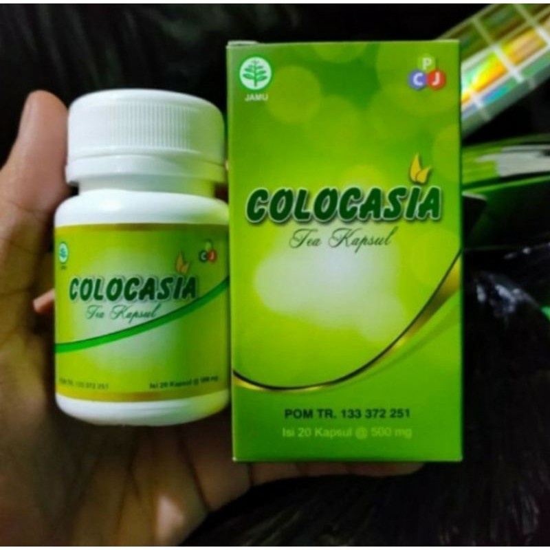 COLOCASIA Tea Capsul Penambah Cairan Sendi Lutut Original Lejel Herbal(GRATIS ONGKIR)