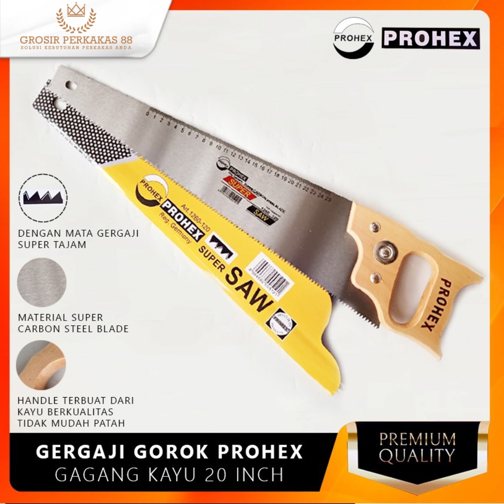 Gergaji Potong Kayu Tangan Graji Belah Geraji Dahan Pohon Prohex