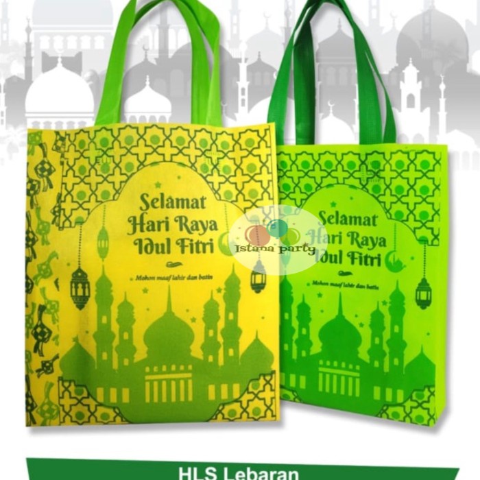 

Tas souvenir / goodie bag / kantong idul fitri lebaran ramadhan - Kuning
