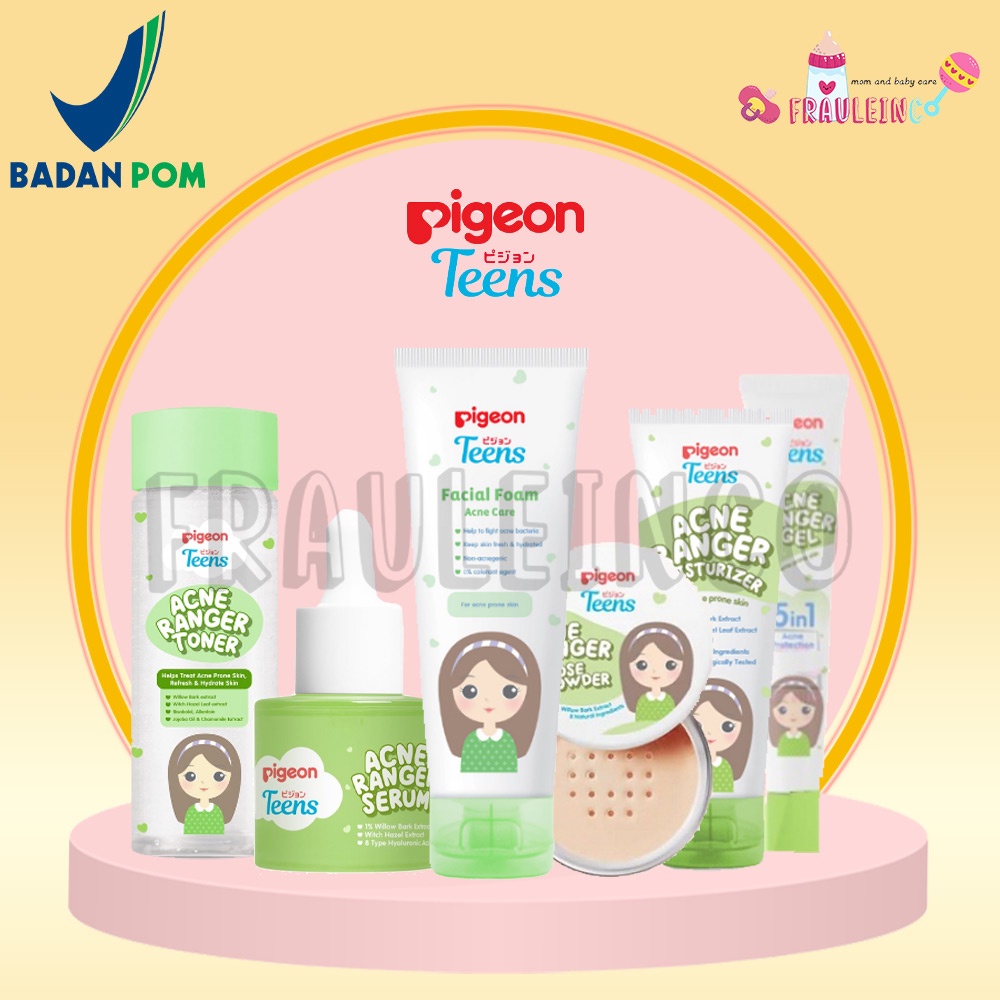 *FRAULEINCO* PIGEON Teens Facial Foam - Acne Care 100Gr / Sabun cuci muka untuk jerawat
