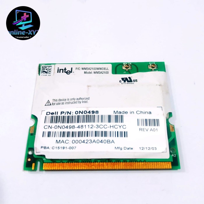 wificard wifi wireless card DELL LATITUDE INSPIRON D600 500M 600M