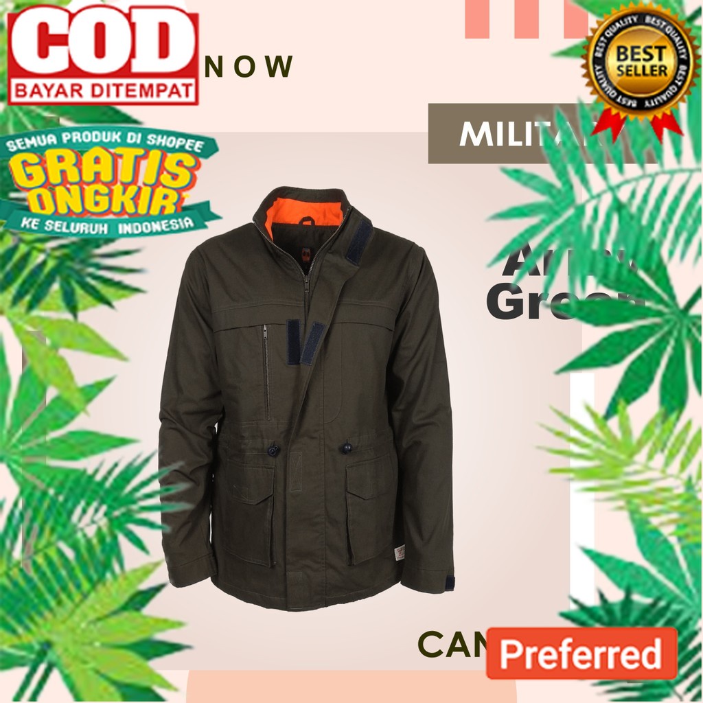 DARKBLUE | Jaket Parka Army Military Green | Jaket Canvas Tactical Outdoor// ANAK DEWASA REMAJA JAKE