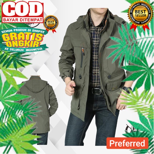 Jaket Parka Jeep Outdoor Waterproof Anti Air// ANAK DEWASA REMAJA JAKET EKREN JAKET MURAH JAKET PARK