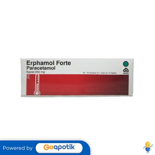 Erphamol Forte 650 Mg Box 100 Kaplet