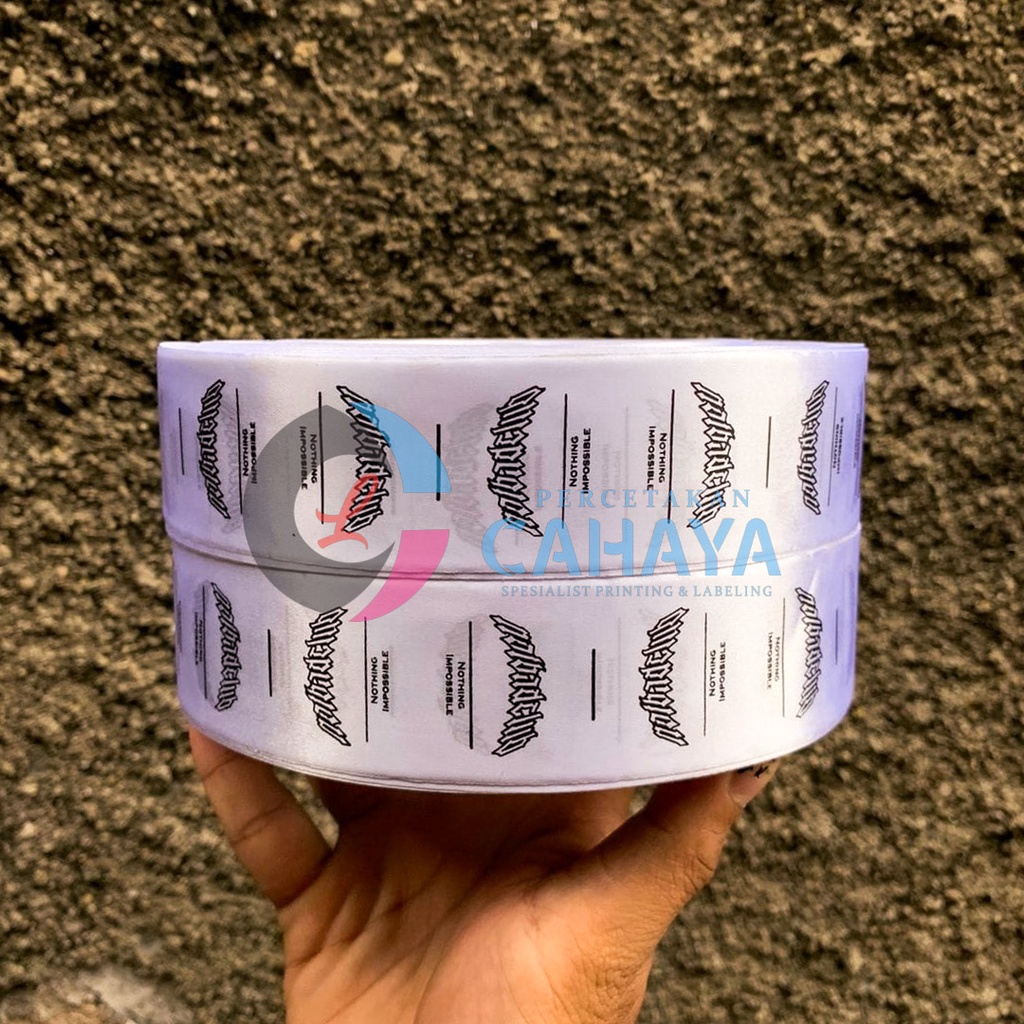 

(90 meter) pita sattin puttih label pitta label sattin label merk merk baju label baju pita label