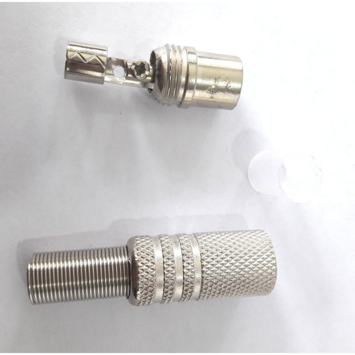 Jack Konektor Antena TV Iron Plated Besi Metal Male Antenna TV plug MJ27