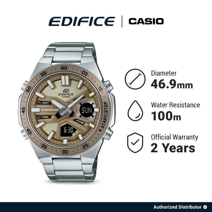 Casio Edifice EFV-C110D-5ADF Original Jam Tangan Pria Analog Digital