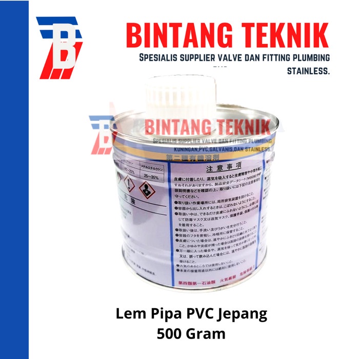 

Lem Pipa PVC Jepang Kaleng 500 Gram