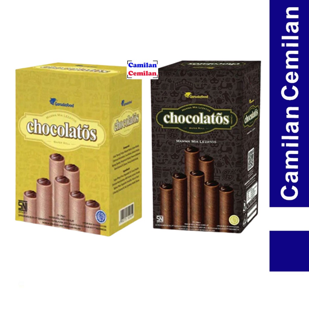 

Chocolatos Wafer Stick Coklat Box 24 pcs x 8.5 gr