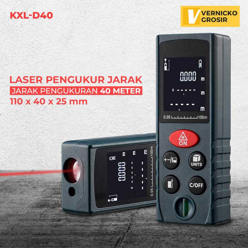 Pengukur Jarak Laser Distance Meter - KXL-D40/D100