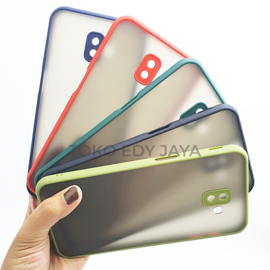 SOFTCASE AERO SAMSUNG GALAXY J4 2018 CASE MATTE TRANSPARAN FUZE MACARON MY CHOICE