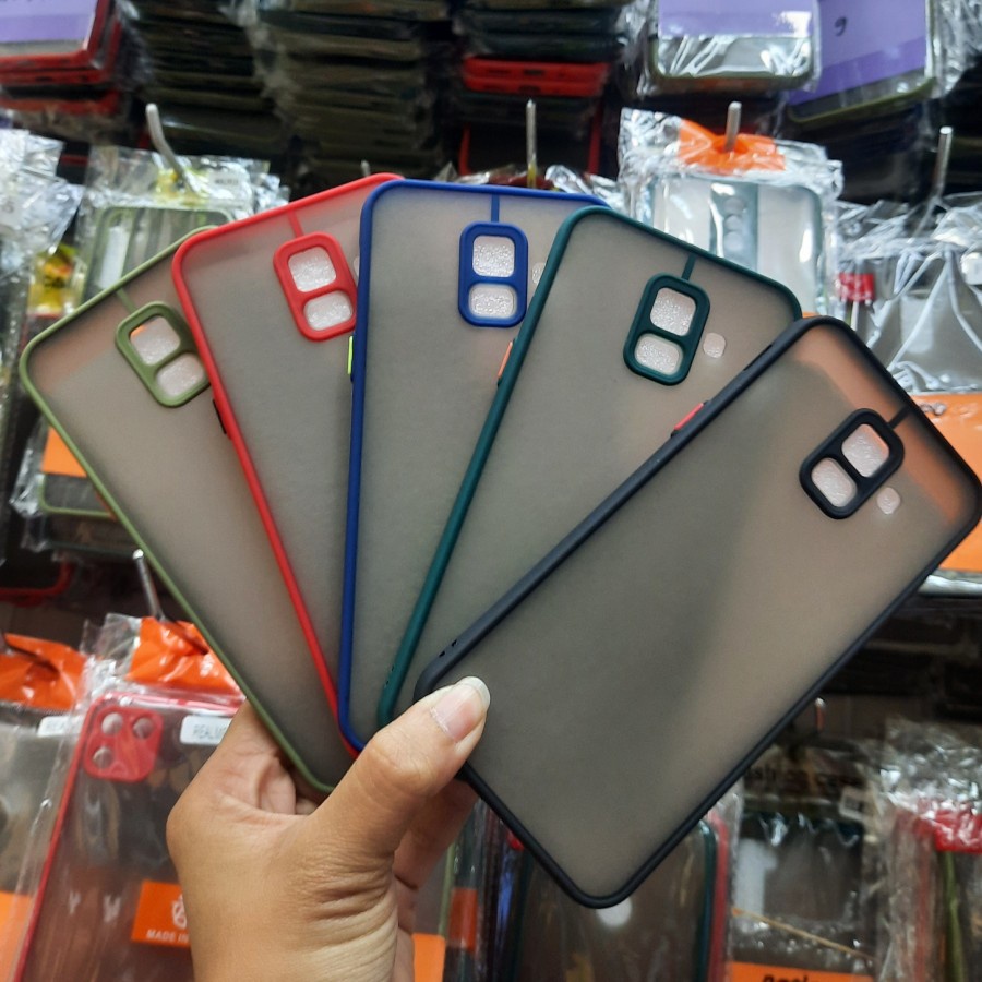 SOFTCASE AERO SAMSUNG GALAXY J6 2018 CASE MATTE TRANSPARAN FUZE MACARON MY CHOICE - FA