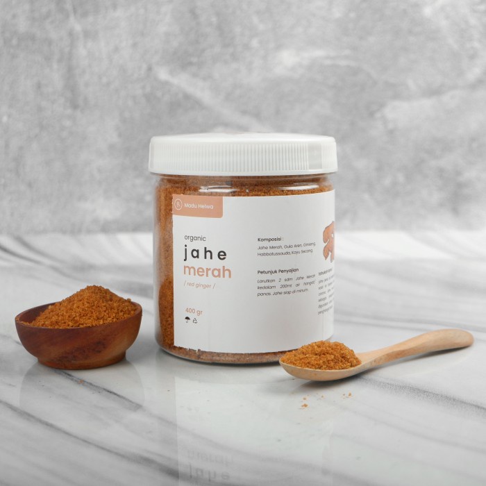 

[Big Sale] Jahe Merah Bubuk Murni 400 gram - 400gr Instant