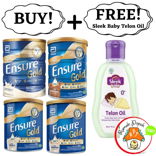 

[Big Sale] Ensure Gold Vanila Gandum Coklat 850 gram - E.GoldCok850g, hanya beli susu