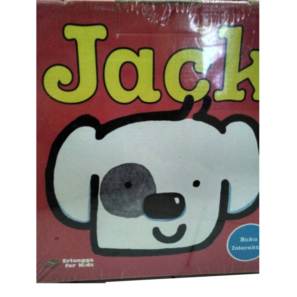 Erlangga for kids Jack Board book  4pcs buku interaktif