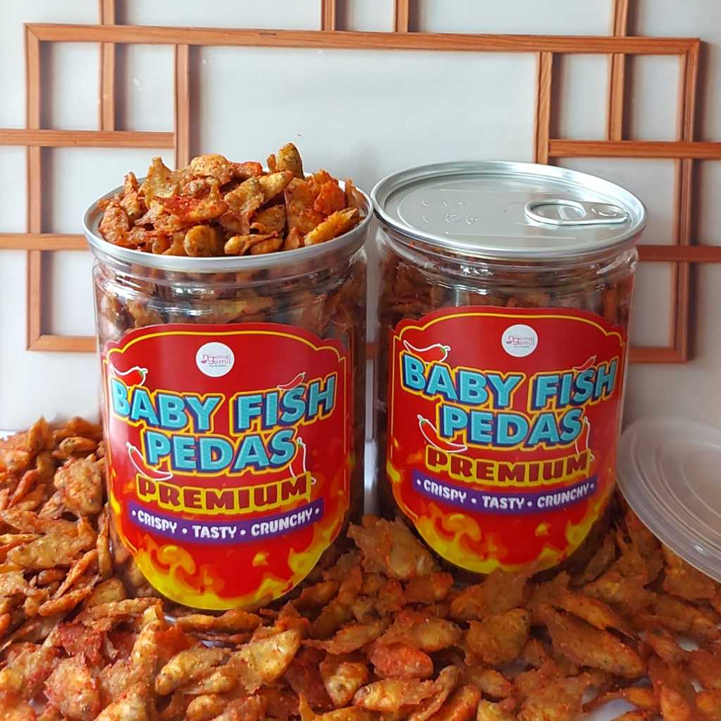 

Snack Baby Fish Bumbu Pedas Cemilan Ikan Crispy Pedes