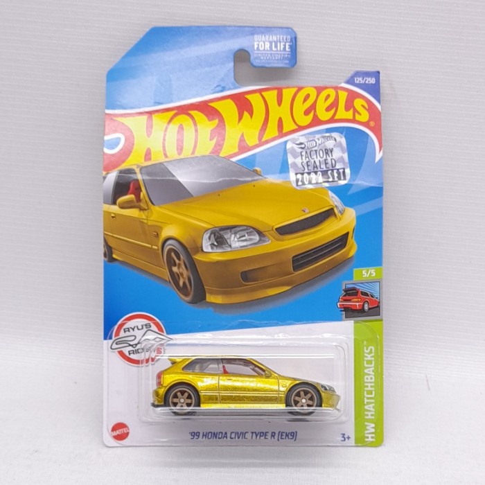 Hotwheels Factory Sealed 2022 Honda Civic Type R EK9 THS STH