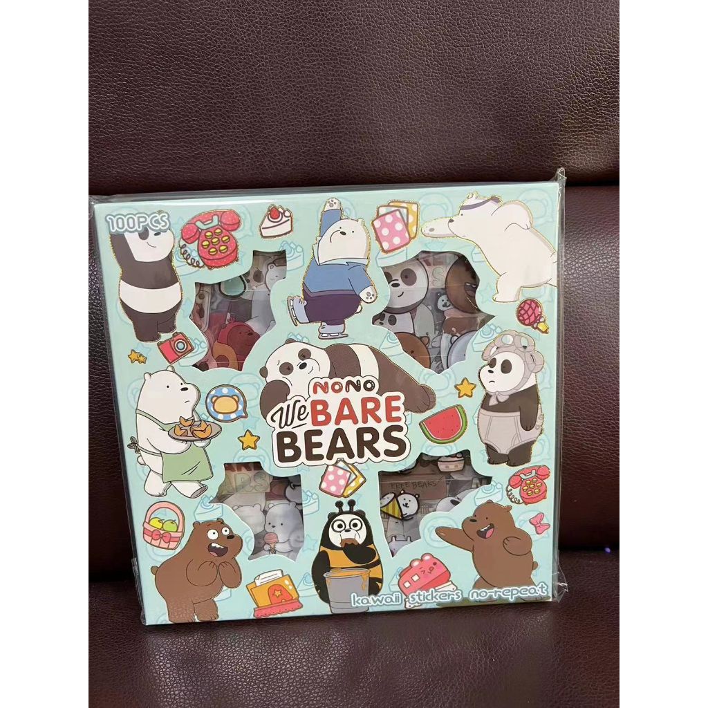 

(RB) STIKER WE BARE BEARS ISI 100 LEMBAR