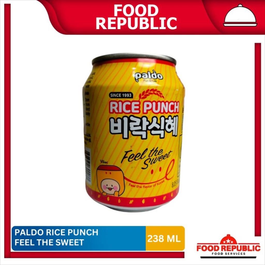 

Paldo Rice Punch Feel The Sweet 238 Ml minuman khas korea Halal Mui