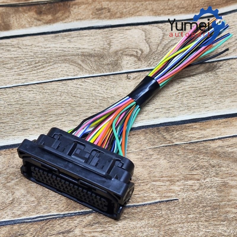 SOKET KABEL ECU ECM YAMAHA AEROX 155 NMAX LEXI VIXION R R15 PIN 48 HITAM ORIGINAL