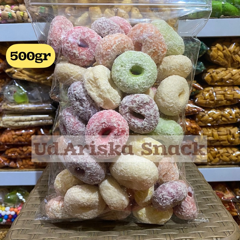 

Getas / Donat Warna Warni 500gr Gabus Manis ASG