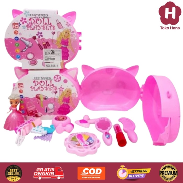 Mainan Anak Doll Playset Salon Barbie 806-1