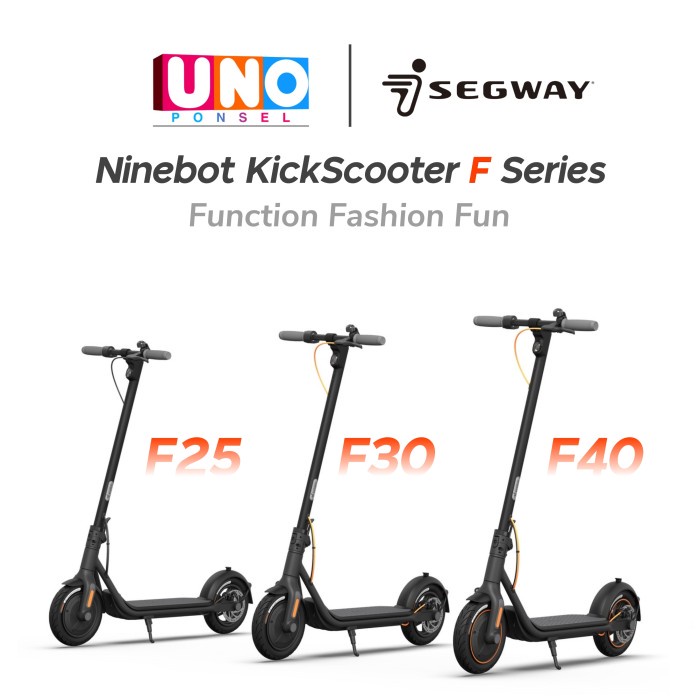 Ninebot Segway F25 / F30 / F40 Electric Scooter By Segway - Ninebot F40