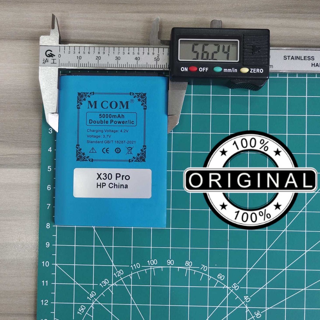 Battery Batere Batre Baterai Double Power Mcom X30 Pro HP China Kapasitas 5000 Mah