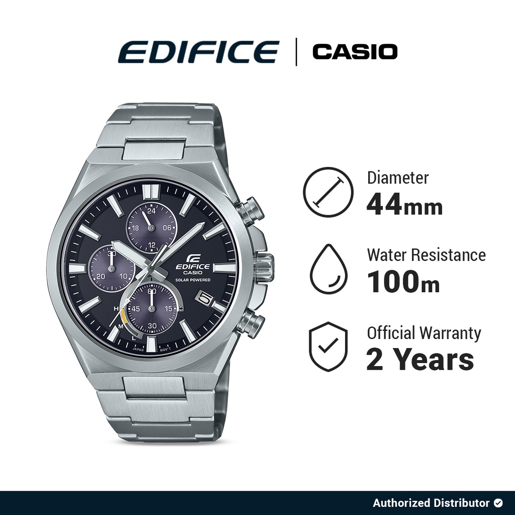 Jam Tangan Pria Casio Edifice EQS-950D-1AVUDF Original Analog Silver