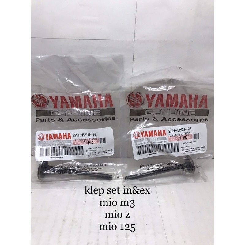 Klep set Mio m3 payung klep Mio m3 klep set Soul GT 125 ori 2ph
