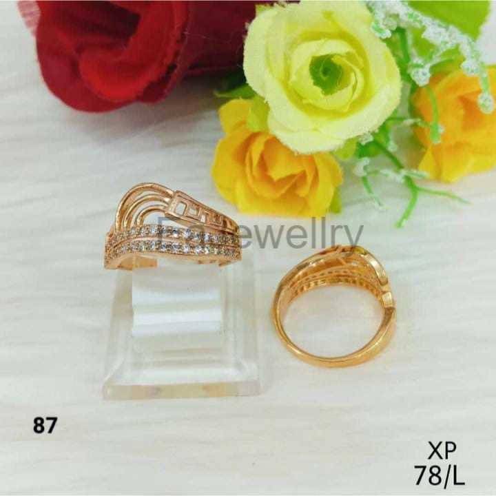 XUPING Cincin Asli All Size Berlapis Emas 24 Karat Terbaru
