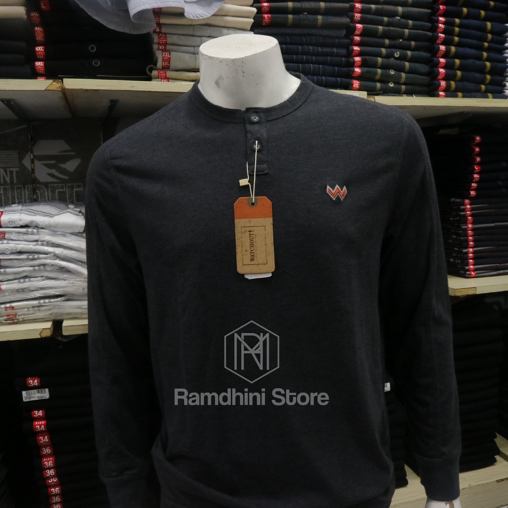 WATCHOUT Casual Kaos Tangan Panjang Pria WK200290001 1223