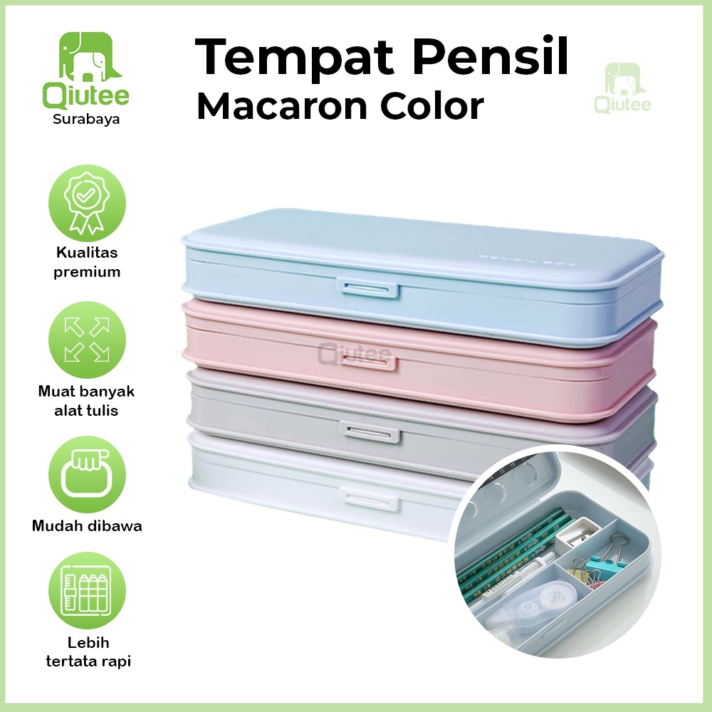 

Korean Style Pencil Case Tempat Pencil Pastel Warna Warni Murah Waterproof Tepak Sekolah Murah [TERMURAH]