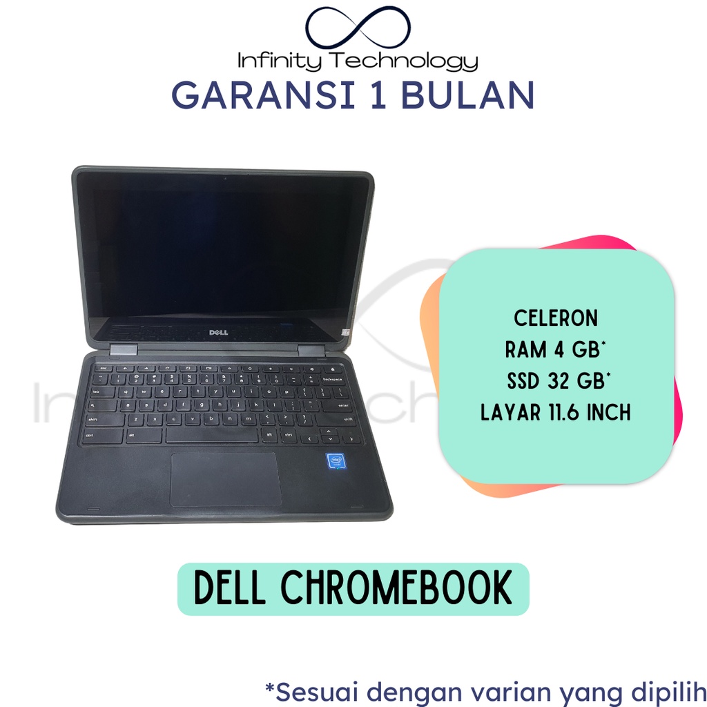 Dell Chrome Book 3189 Laptop Layar Sentuh Dell Chromebook Murah Satujutaan Bergaransi