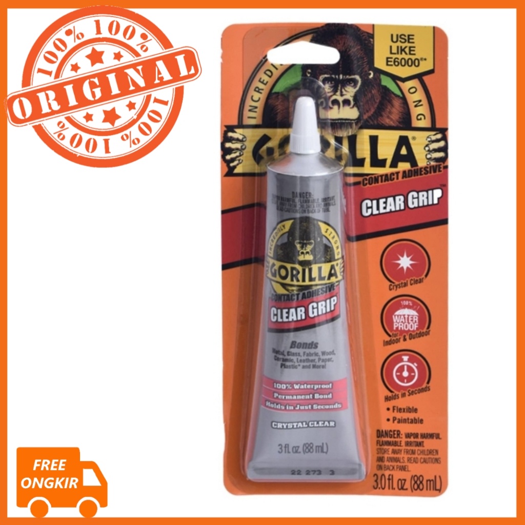 

Gorilla 88 Ml Lem Grip Flexible Clear