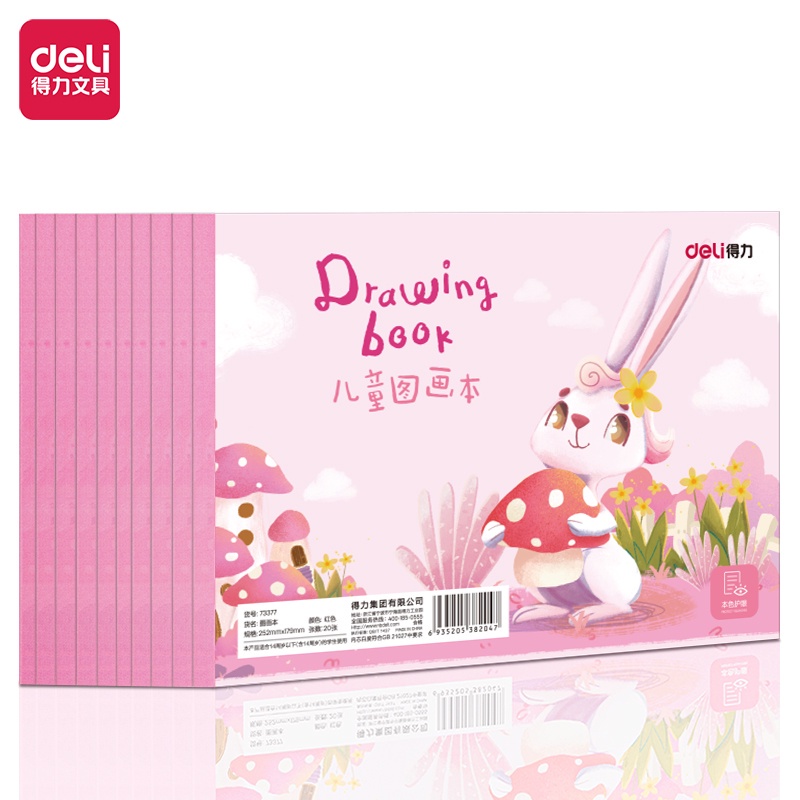 

Buku Gambar Deli Alat Gambar Anak-Anak Deli Painting Book 73377 Pink Rabbit