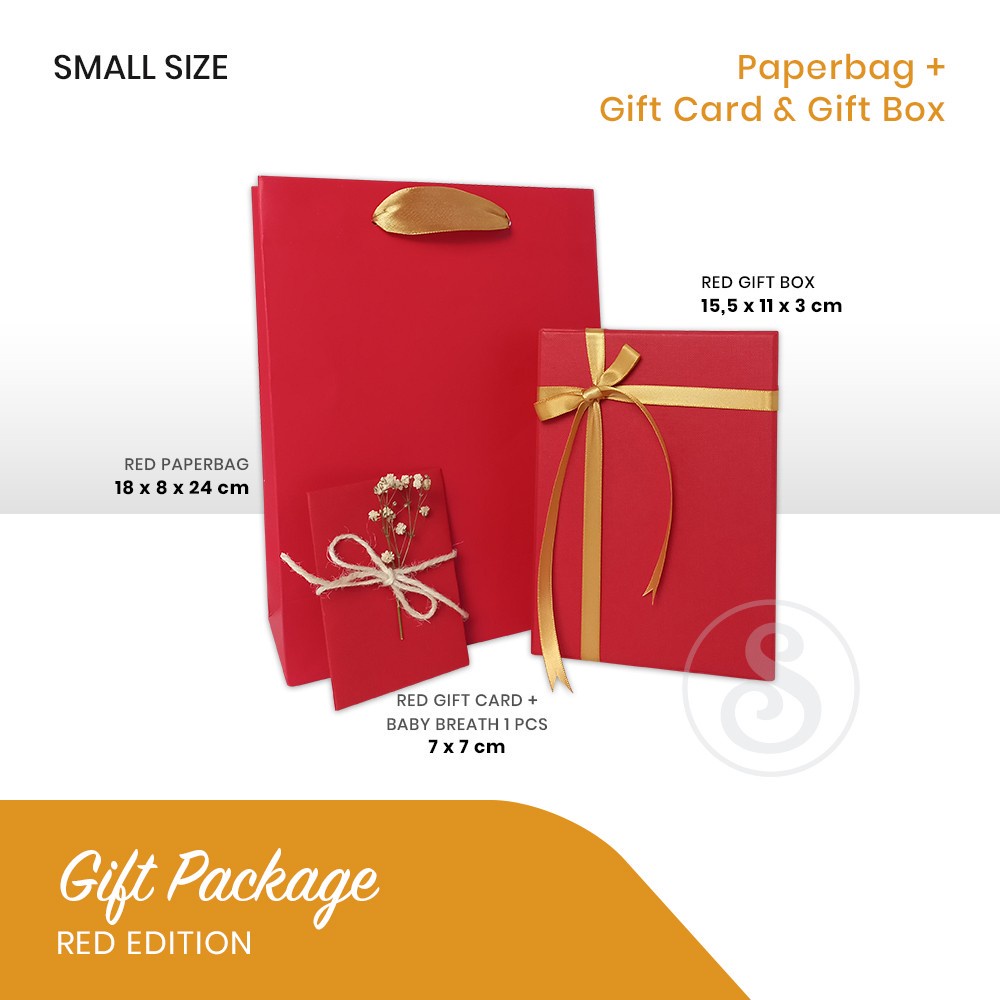 

Premium Gift Set Paper Bag + Kotak Kado + Kartu Ucapan (MERAH)