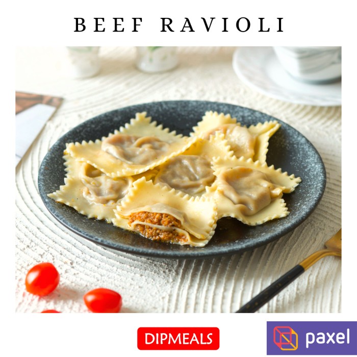 

BEST SELLER- Beef Ravioli Dipmeals